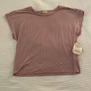 Light Pink Cropped Tee